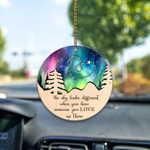 Hyturle Memorial Christmas Ornaments - Suncatcher Keepsake for Loss of Loved One | Sympathy Gift