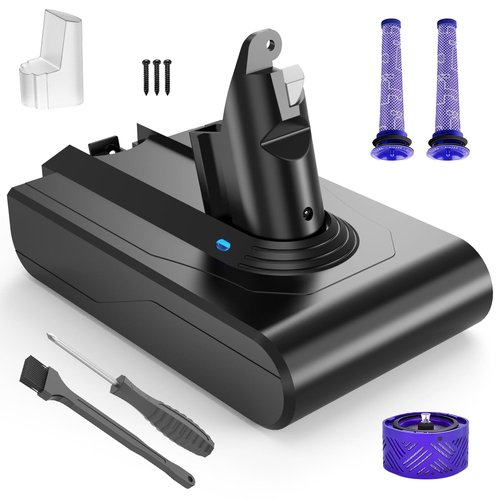 MTYSP V6 Battery Replacement, Compatible with SV03 SV04 SV05 SV06 SV07 SV09 VTC4 DC58 DC59 DC61 DC62 DC72 DC74 V6 Animal/Absolute/Motorhead/Trigger/Fluffy Series Handheld Vacuums