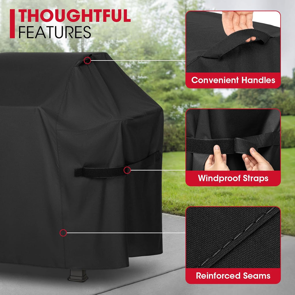 Unicook 53-Inch Grill Cover - Heavy Duty Waterproof BBQ Protector for Weber Spirit II 300 Series