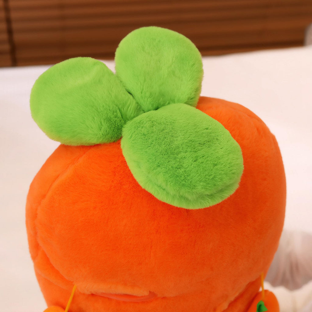 MMTTAO Carrot Plush Toy Vegetable Stuffed Animal Pillow Carrot Plushie Toy Stuffed Cute Soft Plushies Collection Fluffy Hugging Plush Pillow Cushion Home Decoration Gift for Kids Girls Boys, 28Inches