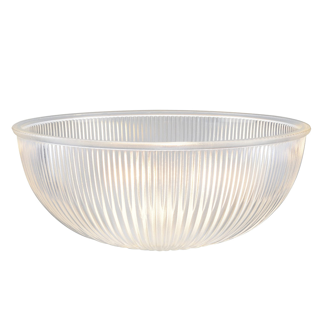 Aspen Creative 25308-60-1, Clear Glass Shade for Medium Base Socket Torchiere Lamp, Swag Lamp, Pendant, Island Fixture, 11-7/8" Diameter x 5-3/4" Height