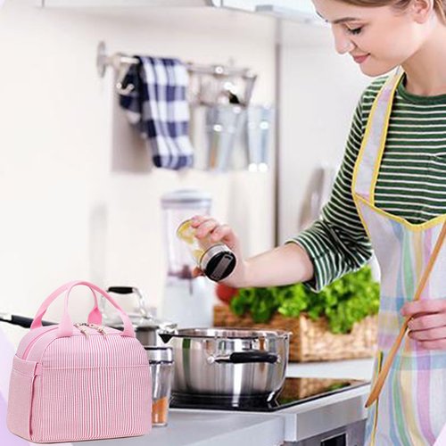 Bluboon Lunch Box for Women Cute Lunch Bag Reusable Insulated Lunch Bags Large Capacity Lunchbox Cooler for Work Picnic or Travel