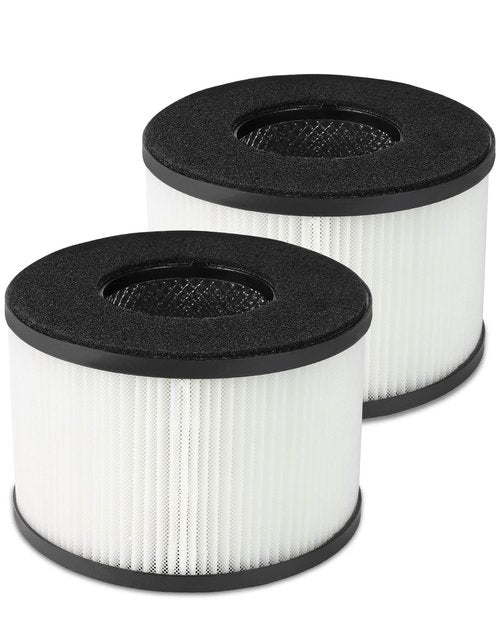 Future Way BS-03 Filter Replacement Compatible with PARTU and Slevoo BS-03 Air Purifier, High Efficiency Standard Filter & Activated Carbon Filter, Part# U & X, 2 Pack