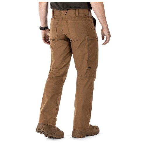 5.11 Tactical Men's Apex Pants, Regular Fit, Gusseted, 10 Pockets, Style 74434, Battle Brown, 30W x 36L