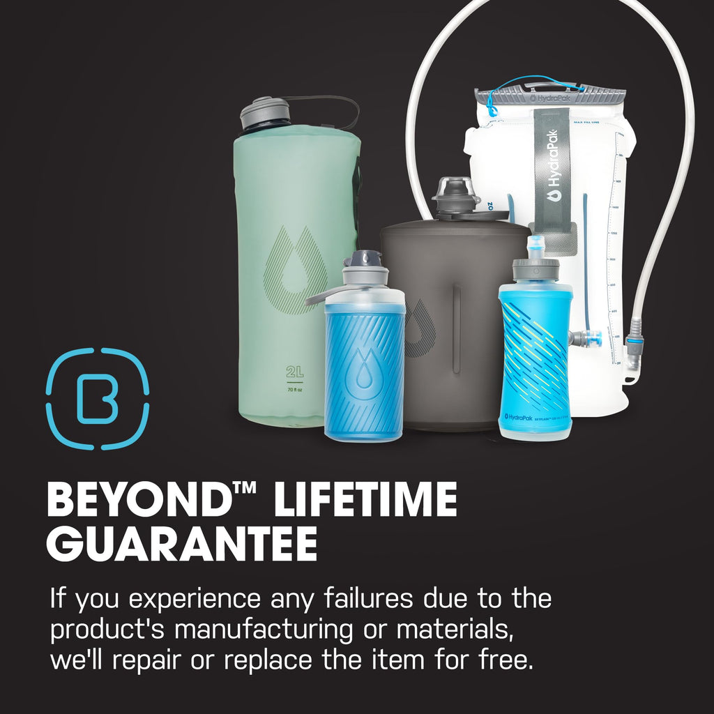 HydraPak UltraFlask Speed 500ml - Collapsible Soft Flask Water Bottle for Hydration Vests and Running Packs with Easy Open Cap (500ml / 17oz)