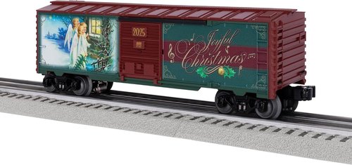 Lionel O Gauge Model Train Boxcar - 2025 Christmas Music Edition | Festive Design & Detail