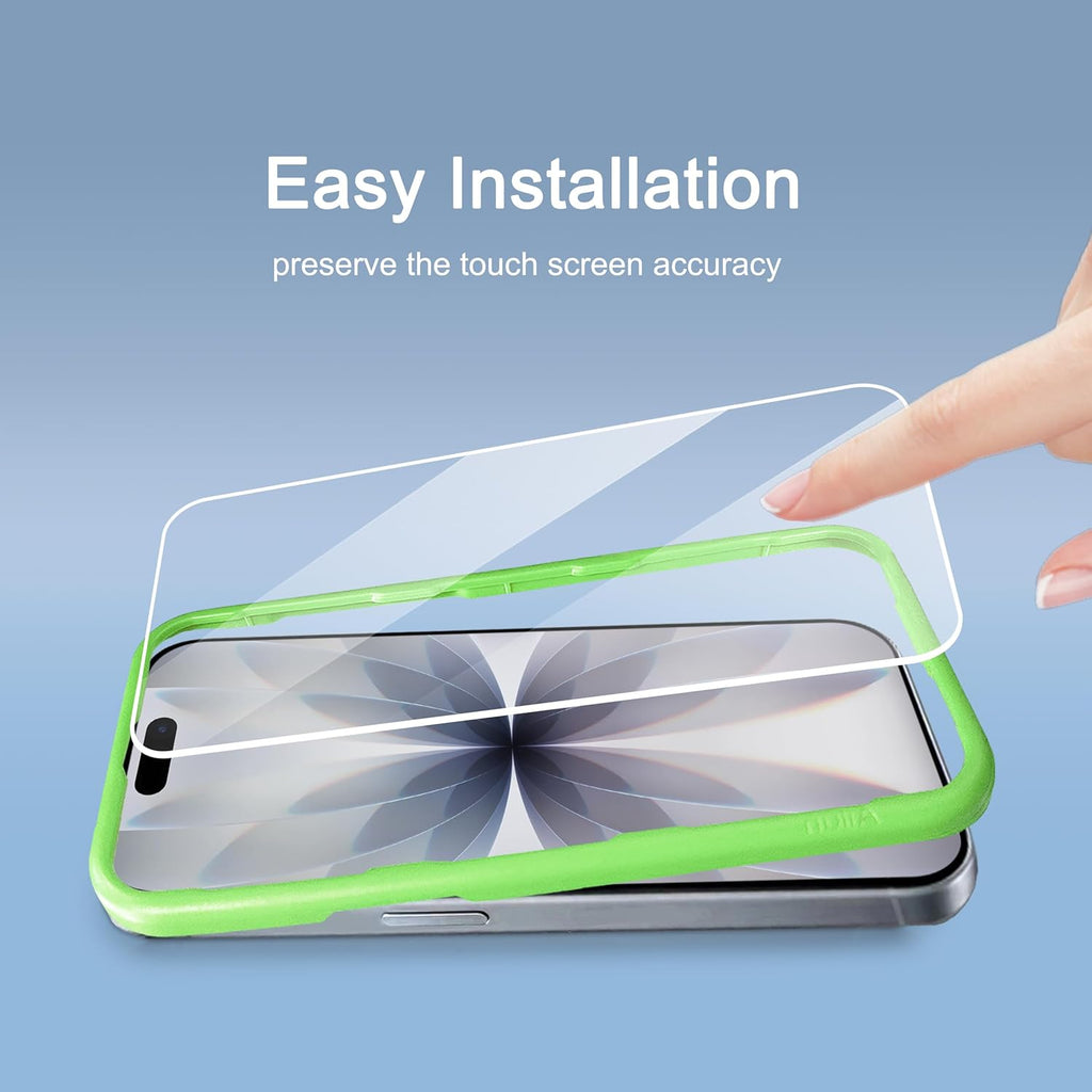 Ailun 3-Pack iPhone 17 Screen Protector - Case Friendly Tempered Glass with Camera Lens Protectors