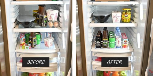 Fridge-Plus Soda Can Organizer - Efficient Drink Dispenser for Refrigerator Storage | Pack of 1