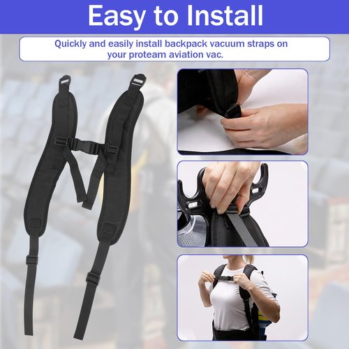 BZTT Backpack Vacuum Cleaner Straps Replacement Proteam Vacuum Cleaner Straps, Also Apply To Most Vacuum Cleaner Shoulder Straps