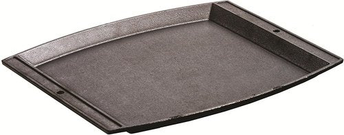 Lodge Cast Iron Griddle - Seasoned Rectangular Design, 15 x 12.25 Inches | Perfect for Jumbo Serving