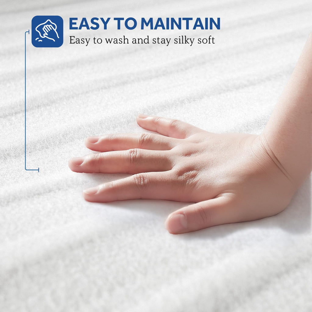 Sealy Heated Mattress Pad King Size 78x80 Inch with Dual Control 10 Heated Settings | Zone Heating Electric Mattress Pad | Auto Shut Off 1-9 Hours| Fit Up to 17" Deep Pocket | Machine Washable