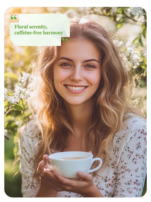 LOOMICA Decaf Jasmine Green Tea, Decaffeinated, Smooth & Refreshing Jasmine Green Tea Bags, Naturally Fragrant with Fresh Blossoms, Perfect for Relaxation & Daily Enjoyment, 20 Counts