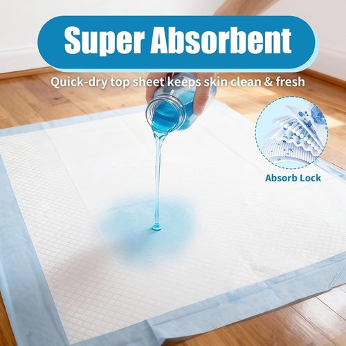 Disposable Bed Pads by Skiennix - Super Absorbent Waterproof Underpads for Adults & Pets | 30" x 36" Size