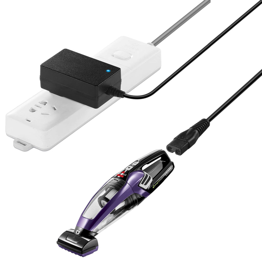 Charger for Bissell 2390A Bissell Pet Hair Eraser Charger 2390 Power Cord Compatible for Bissell 2390A 2390 23903 2284 2284W Cordless Handheld car Vacuum Charger Bissell 1614206 AC Adapter