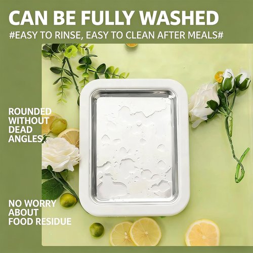 Rolled Ice Cream Maker, New Homemade Ice Cream Roller Maker, Instant Ice Cream Maker, DIY Fun Family Activity Rolled Ice Cream Tray for Yogurt, Sorbetand and Gelatod with 2 Scrapers(White)