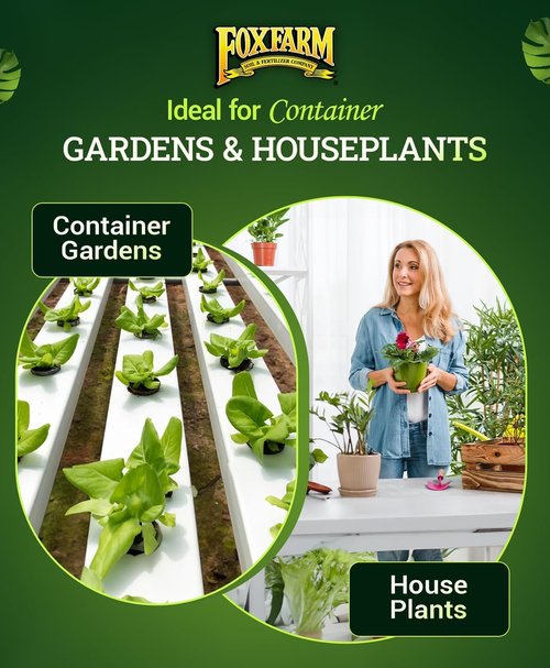 FoxFarm Ocean Forest Potting Soil - Light, Aerated Mix with Fish & Crab Meal - 2 x 12 Quart for Seedlings & Houseplants