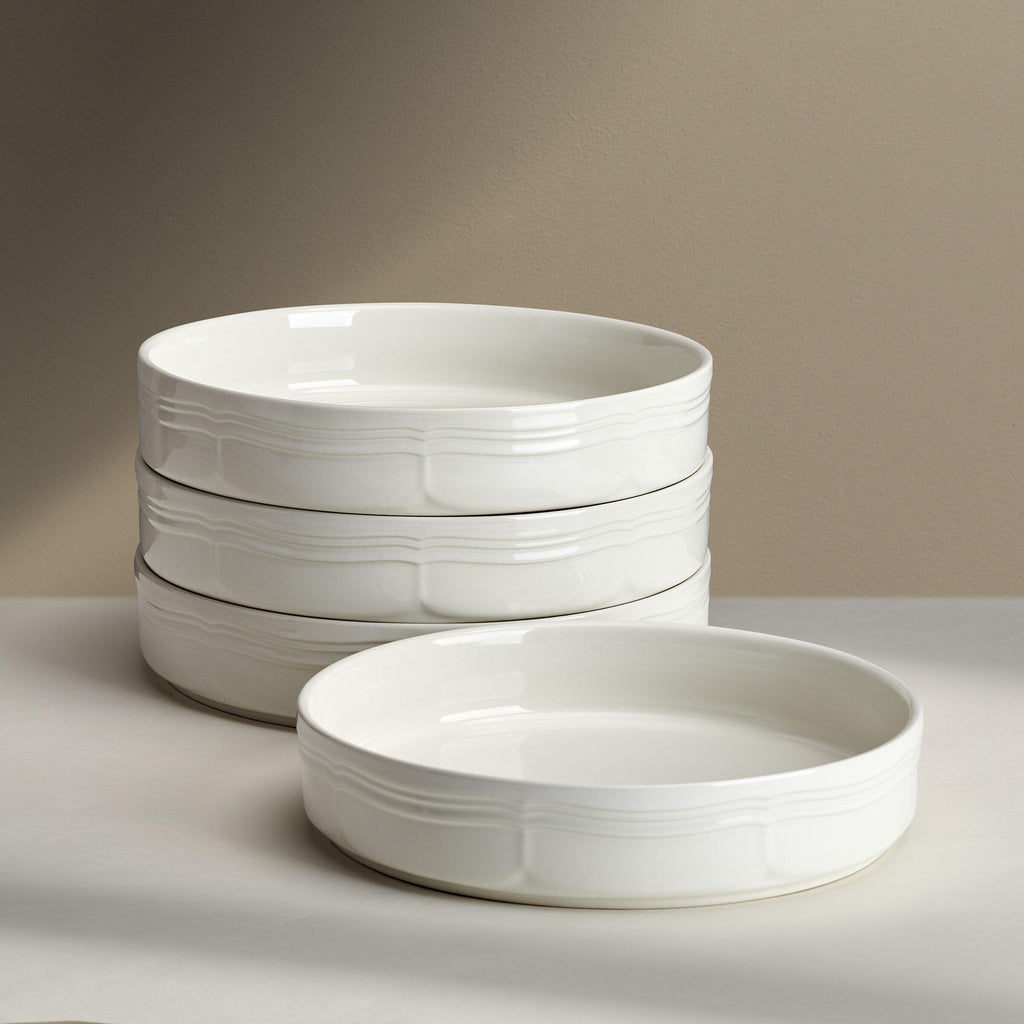 Mikasa French Countryside Pasta Dinner Bowls, Set of 4, 8.5 Inch