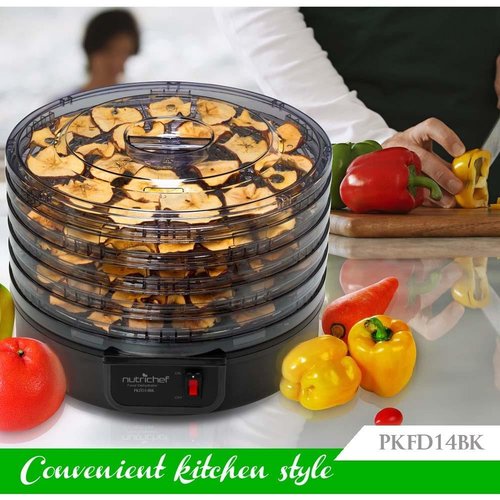NutriChef AZPKFD14BK Food Dehydrator, Black