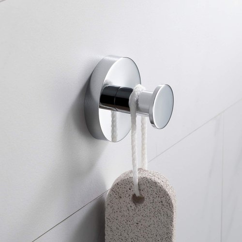 KRAUS Elie Bathroom Robe and Towel Hook, Chrome Finish, KEA-18801CH