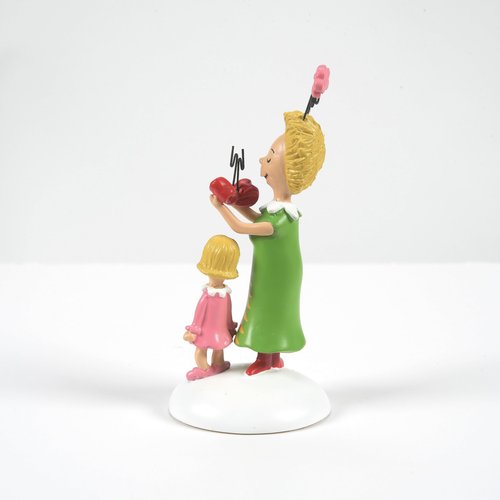 Department 56 Dr. Seuss Grinch Village Accessories Cindy Lou Who's Surprise Figurine, 3.25 Inch, Multicolor