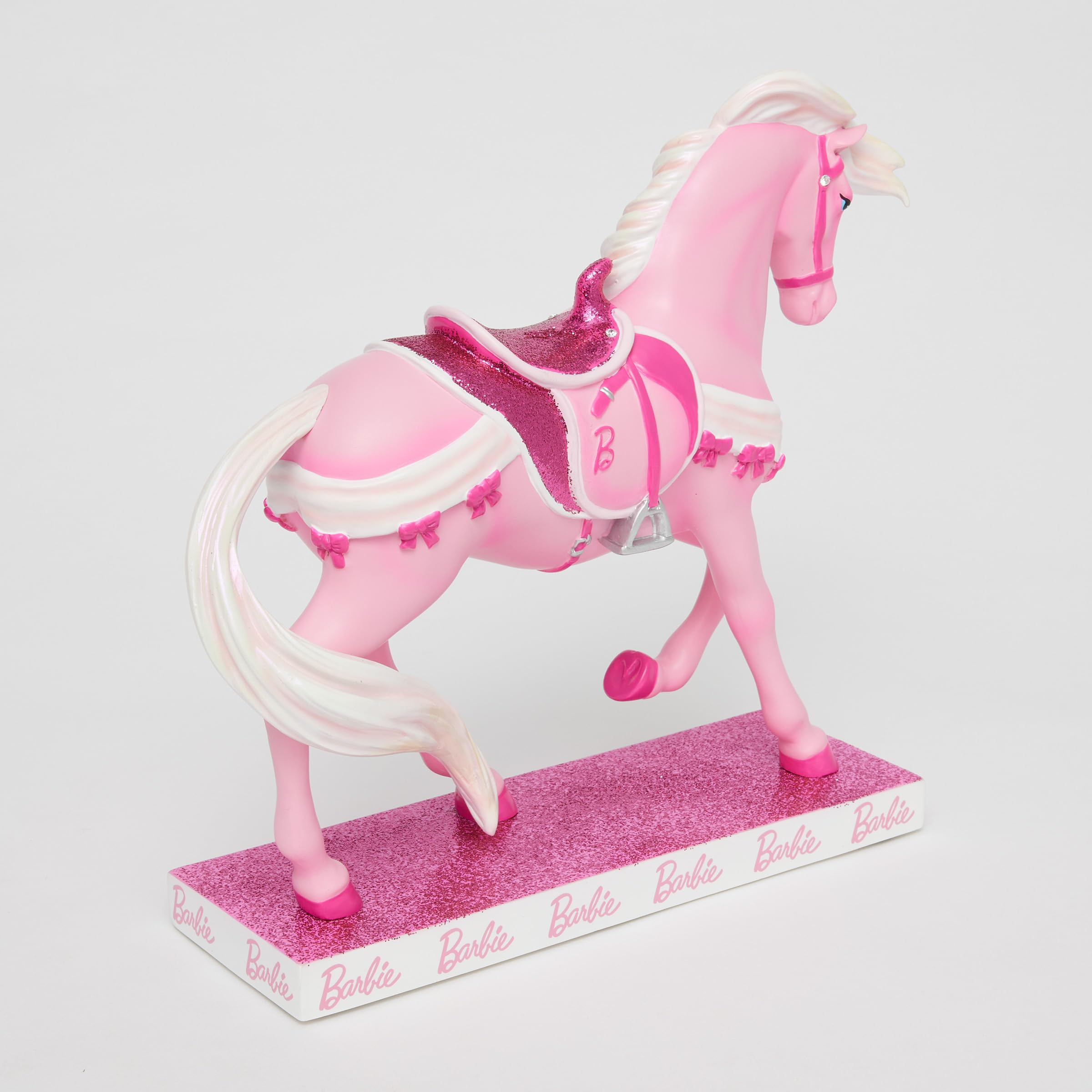 Enesco The Trail of Painted Ponies Barbie Dream in Pink Horse Figurine, 7.3 Inch, Multicolor