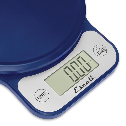 Escali Telero Digital Food Scale - High Precision Kitchen Scale for Cooking & Baking, 11 lb Capacity, Blue