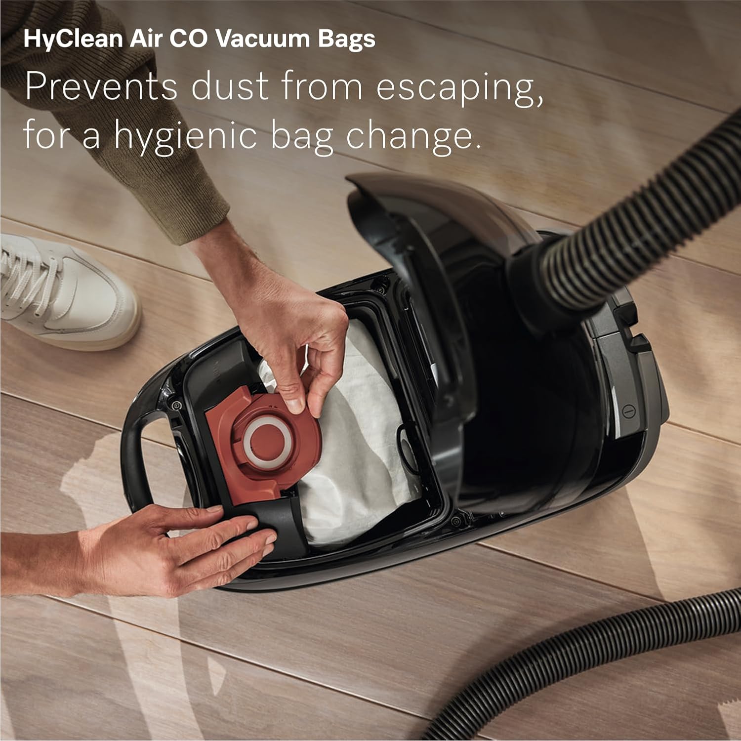 Miele Guard M1 Parquet XL Bagged Canister Vacuum - High Suction Power for Hard Floors & Low-Pile Carpet | Brilliant White