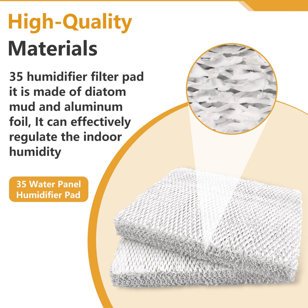 Sxkxm P110-3545 Humidifier Pad Water Panel 35 Compatible with Carrier, for HUMCALBP2317, HUMCCLBP2417, HUMCALBP2417, HUMCCLFP1218, HUMCCLFP1318, HUMCALFP1318,HUMCCLFP1418, and More