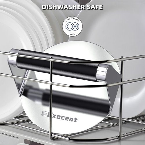 Execent Smash Burger Press 5.5" Stainless Steel - Burger & Hamburger Smasher Tool, Nonstick Cool-Touch Handle, Dishwasher Safe Grill Press for Griddle, Ground Beef