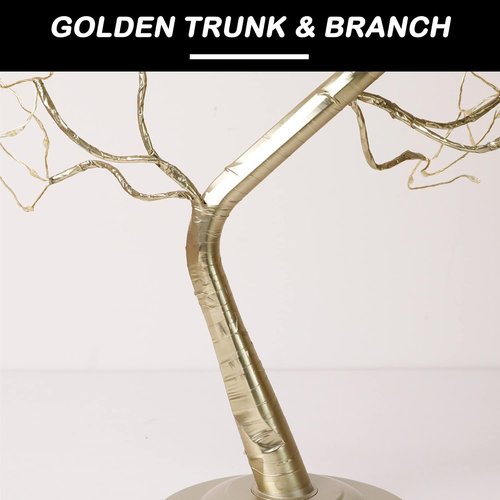 Fairy Light Tree | 108 LED Twinkle Spirit Tree Lamp - Battery/USB Operated with Timer & 8 Lighting Modes - Warm White