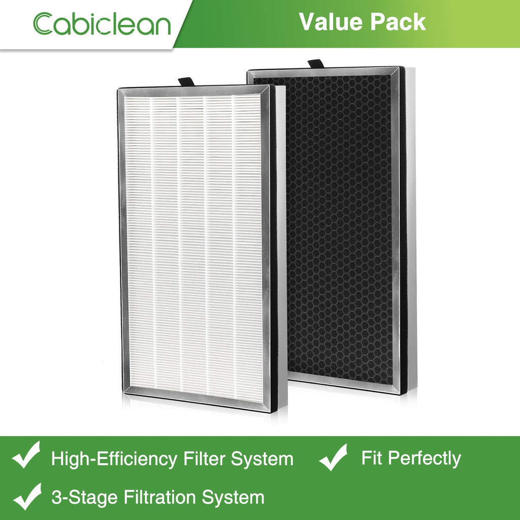112 Replacement Filter Compatible with MA Series 112 V2.0 Air Purifie-r for Pollen, Wildfire Smoke, 3-in-1 HEPA Activated Carbon Filter, 1 Set