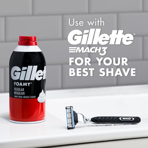 Gillette Classic Shave Foam - Quick & Smooth Shaving Protection for Men | 14.9 Oz