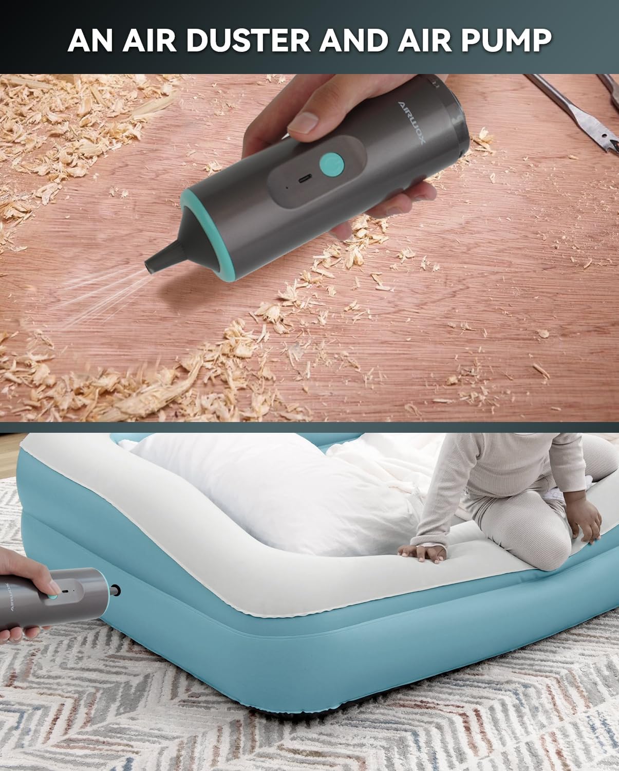 Skiennix Cordless Handheld Vacuum - 13000Pa High Power with Brushless Motor & Blower Accessories