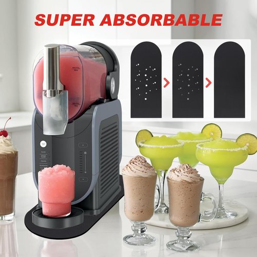 Sliding Pad for Ninja Slushie Machine FS301 FS300 - Non-Slip Countertop Protector Mat with Quick Slide Technology - Frozen Drink Machine Accessories for Ninja Drink Maker