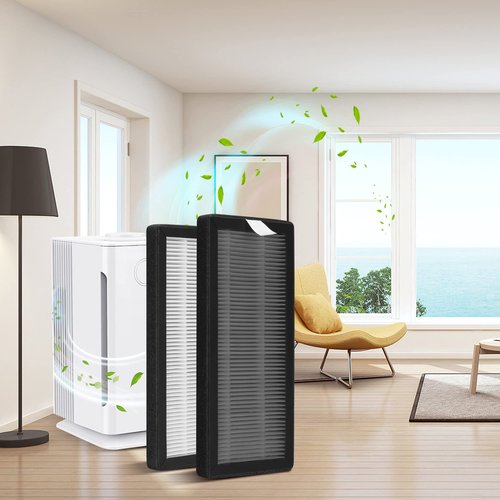 GoKBNY 2-Pack KJ70F-117 Replacement Filter, Compatible with Keylitos Purifier KJ70F/KJ70F-117