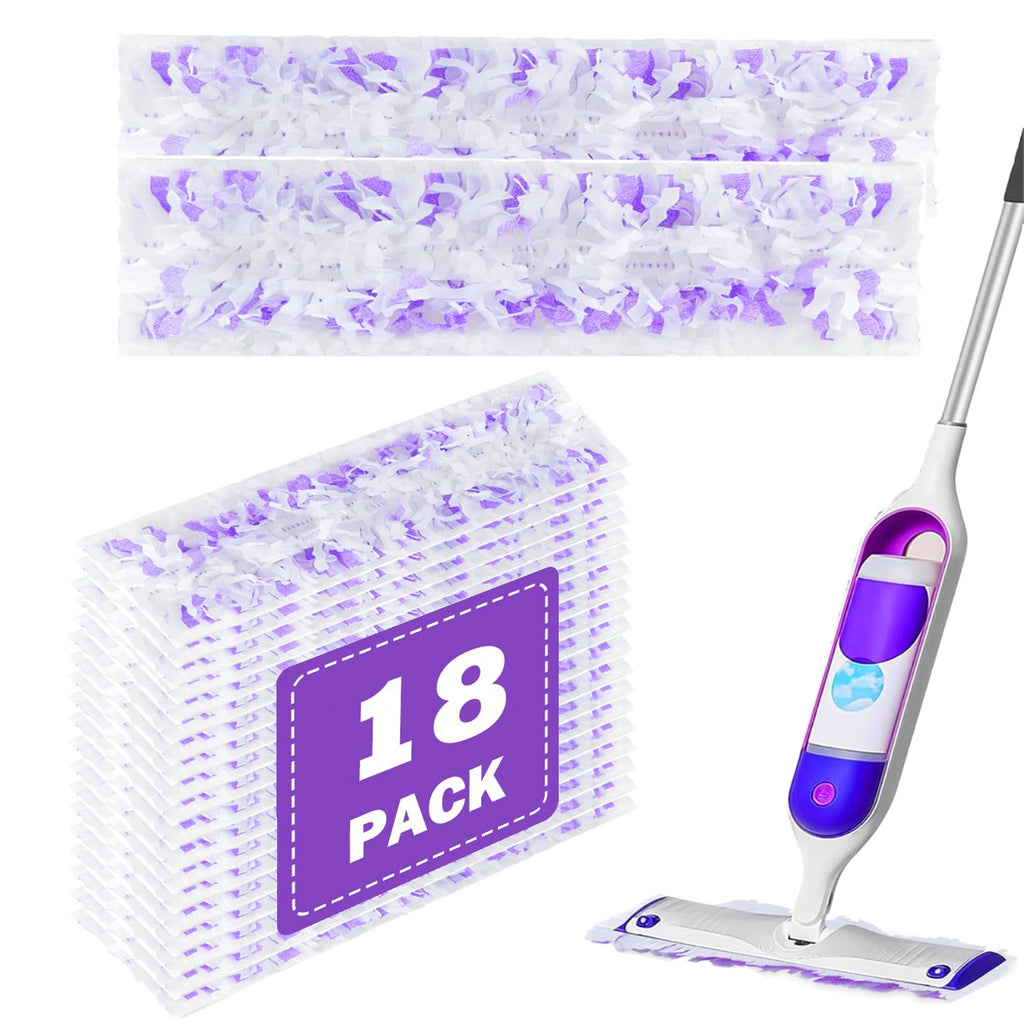 Power Mop Pads Refills for Swiffer PowerMop Multi-Surface Mopping Pad Disposable Replacement Mop Pads Compatible with Swiffer PowerMop,Safe on All Finished Floors,18 Count