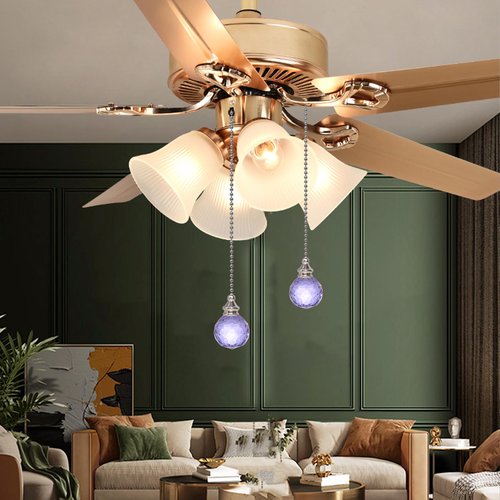 2 Pieces Purple Crystal Ceiling Fan Pull Chain Prism Ball 30mm Dazzling Pull Chain Extension with Connector for Ceiling Light Fan