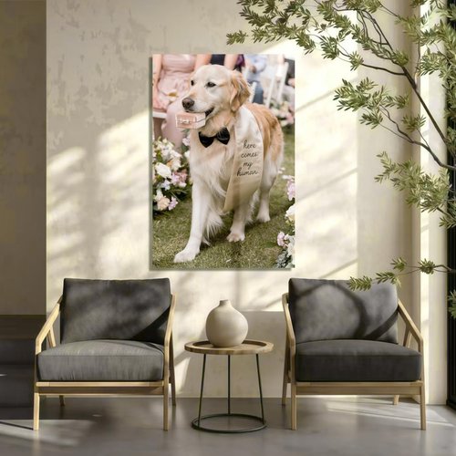JIMUJIA Custom Canvas Art Print - Personalized Unframed Wall Decor for Office & Living Room (30"x45")