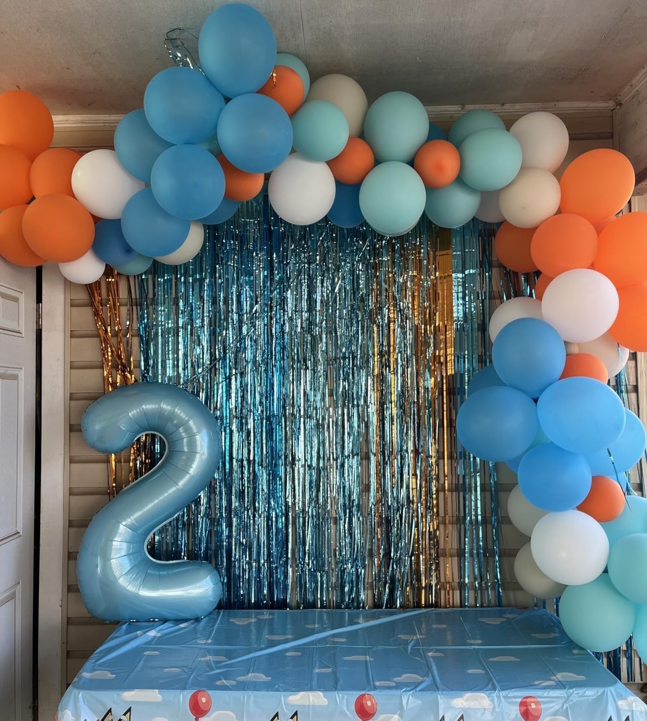 Number 0 Balloons - 40 Inch Pastel Blue Birthday Decorations for Milestone Events & Baby Showers