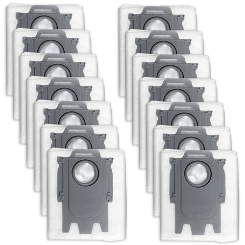 14 Pack Replacement Dust Bags for Roborock Qrevo Curv, Q Revo, Q Revo S, Q Revo MaxV, Q Revo Pro, Qrevo Master, S8 MaxV Ultra, S8 Max Ultra, Saros 10/10R Robot Vacuum Cleaner, 2.7L Large Capacity Bags