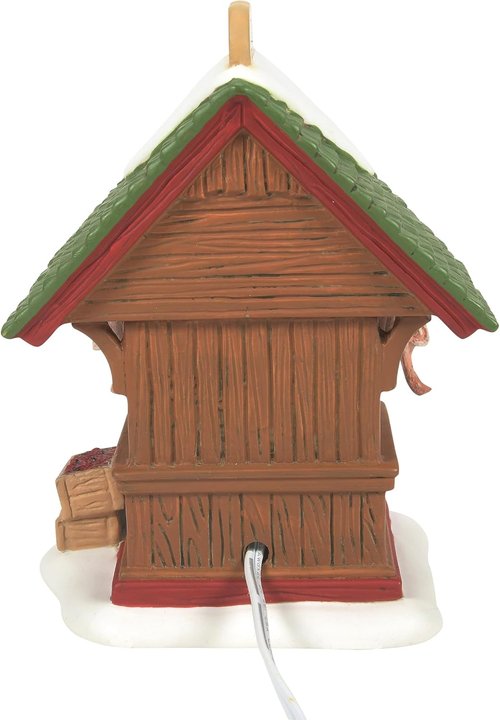Department 56 Dickens Village | Dressed for the Turkey Auction Lit Building & Figurine Set - 4.8 Inch, Multicolor