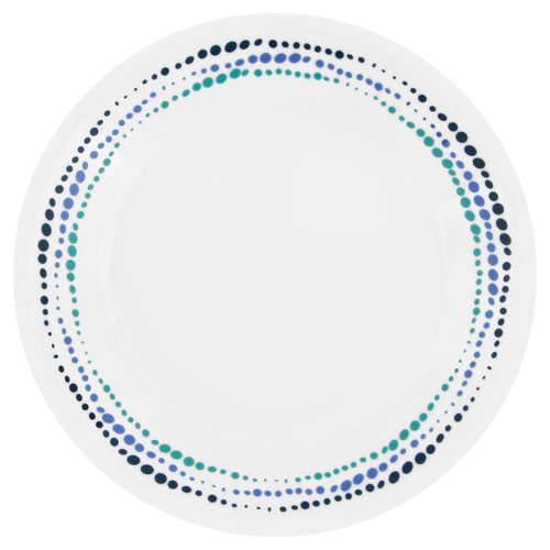 Corelle Ocean Blues Chip and Break Resistant Dinner Set for 4 Person, Blue, 12-Piece