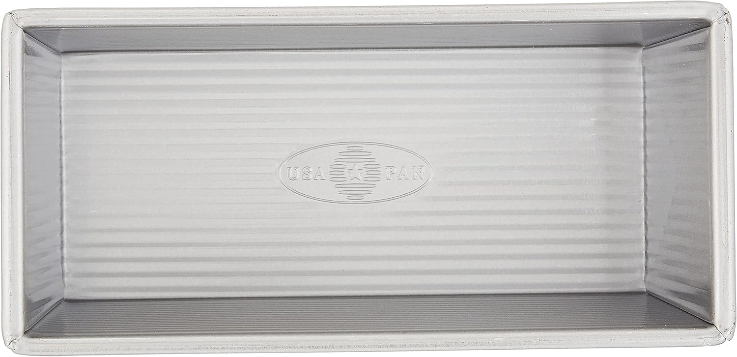 USA Pan Pullman Loaf Pan - Nonstick & Quick Release Coating, 9 x 4 Inch, Made in the USA