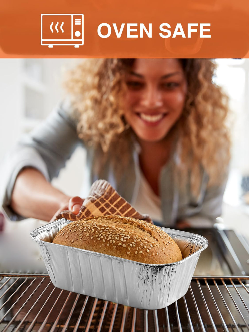 NEEBAKE 30 Pack 6x3.5x2 Disposable Aluminum Loaf Pans - 1 Lb Mini Loaf Pans, Small Aluminum Tin Foil Baking Pan, Food Containers for Baking, Cakes, Bread, Meat, Loaves
