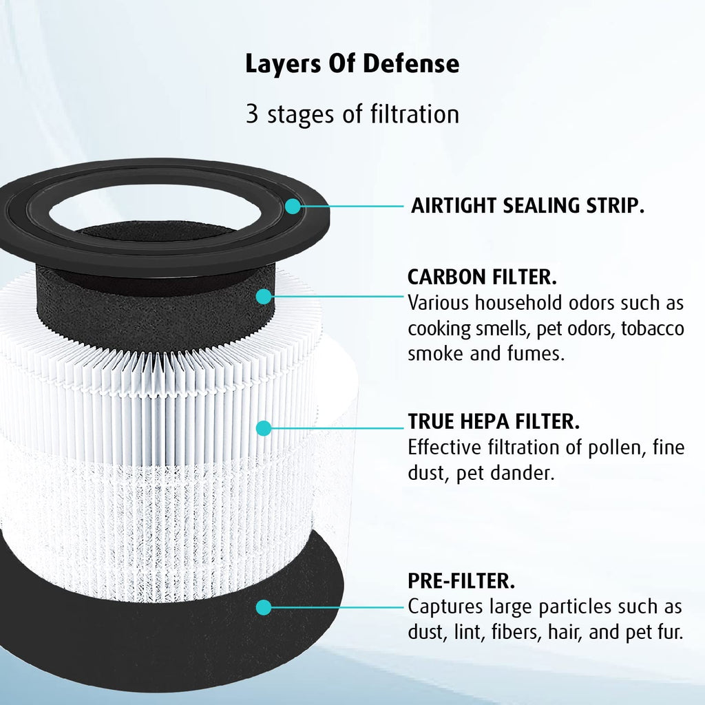 Filters Compatible with BISSELL MYair Pro Air Purifier 3139A 3139B, 3139A Replacements Filter, 3069