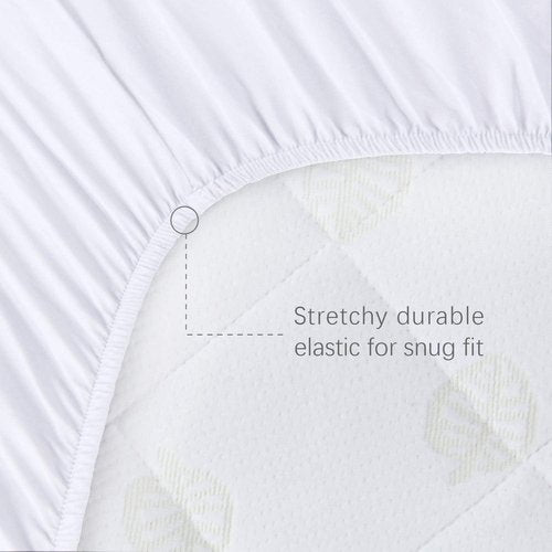 Halo - Bassinet Mattress Pad Cover | Waterproof Quilted, Ultra Soft, Breathable - 2 Pack