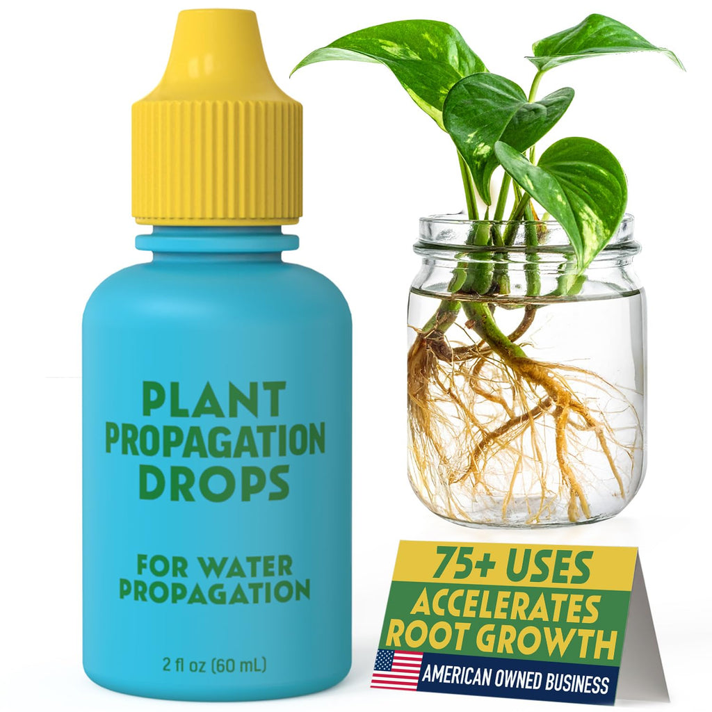 Rooting Drops for Plant Propagation - Faster, Stronger Roots & Less Shock | Supports All Cuttings & Repotting