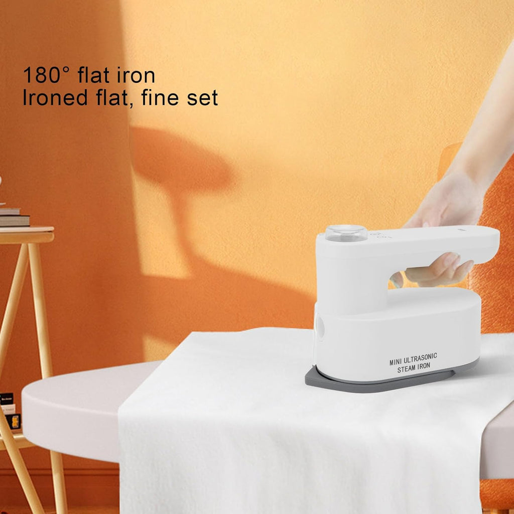 Skiennix Cordless Travel Steamer - Portable Handheld Mini Iron with 2 Temperature Settings & Anti-Scald Mat