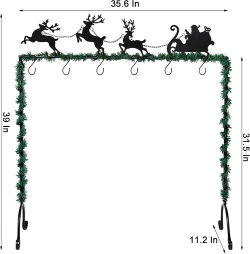 FORUP Christmas Stocking Holder Stand - Elk Design for Festive Home Decor | Durable and Stylish