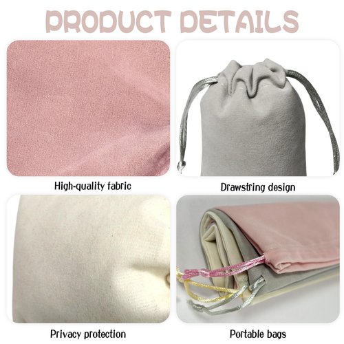Adult Game Toy Storage Organizer Case Box and Toy Storage Bags, Reusable Discreet Lockable Toy Organizer Case with Zipper Lid for Women and Men, Pink